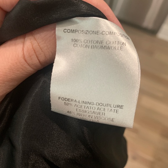 Alexander McQueen Black cotton skirt size 46 / 10
